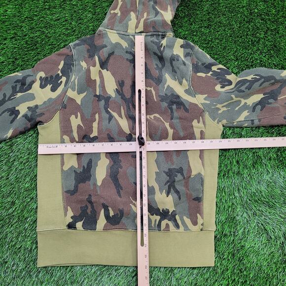 Vintage Y2K Champion Camo Hoodie Medium 20x26 Reverse-Weave - Picture 4 of 11